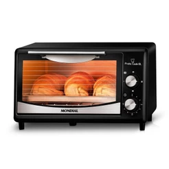 Forno Elétrico Mondial Pratic Cook 6L FR-09 Preto/Inox 127V