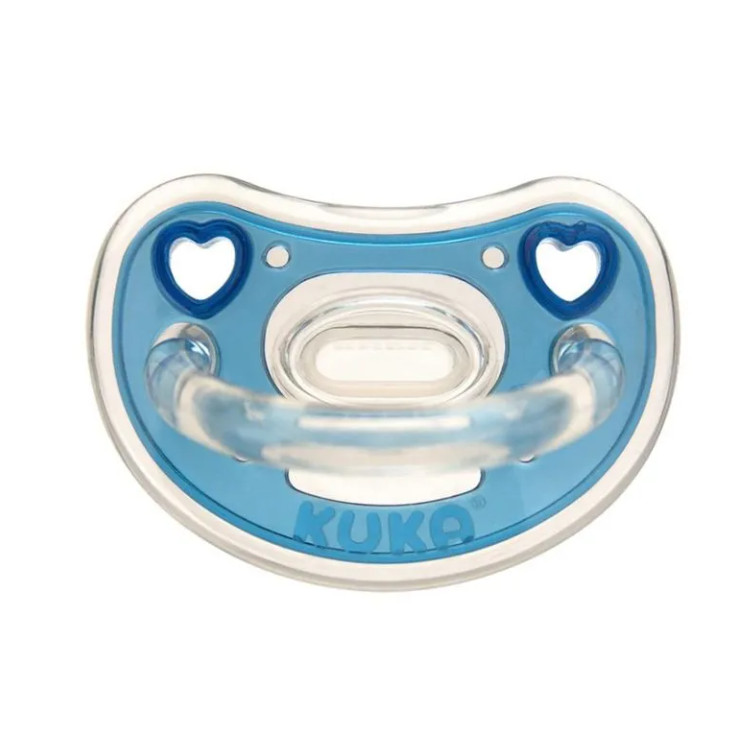 Chupeta Elegance  Premium Bico Orto Nº1 Azul Kuka - 2951