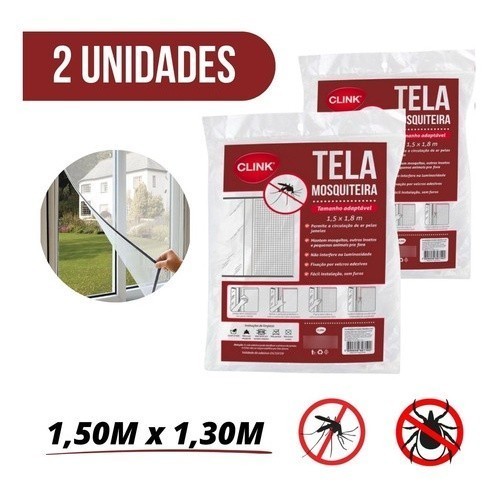Kit 2 unidades 150x130cm Tela Mosquiteiro Anti-inseto Mosquito Janela Com Autocolante em Oferta na Shopee