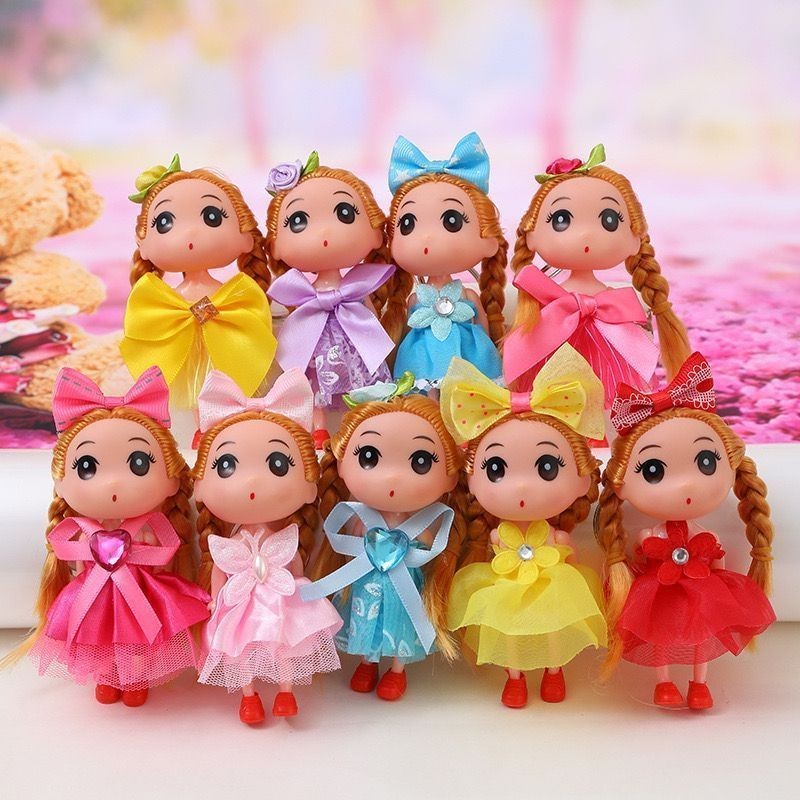 Kit 12 Chaveiro Boneca Princesa Fofa 12cm em Oferta na Shopee