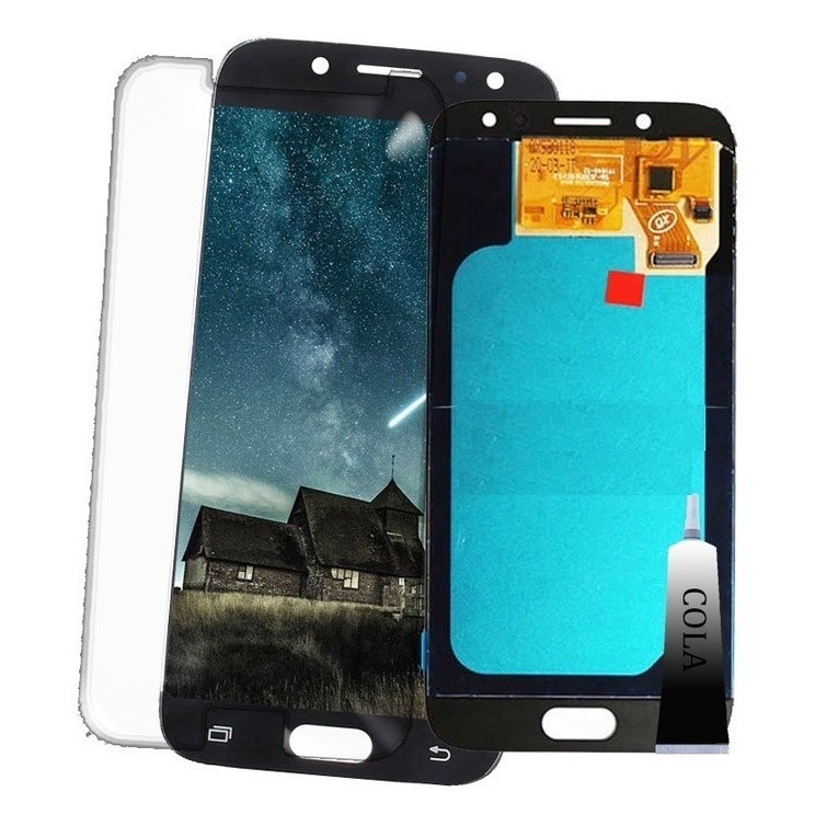 Frontal Tela Display Touch Compatível J7 Pro J730g + Bateria super incell ou Brilho- Gorila