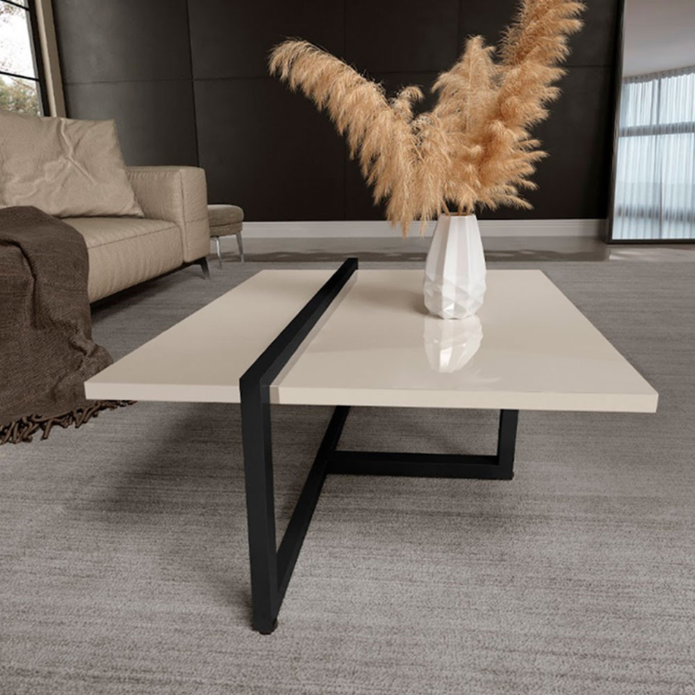 Mesa Centro Estilo Industrial Berlin Decorativa Moderna KLM Móveis