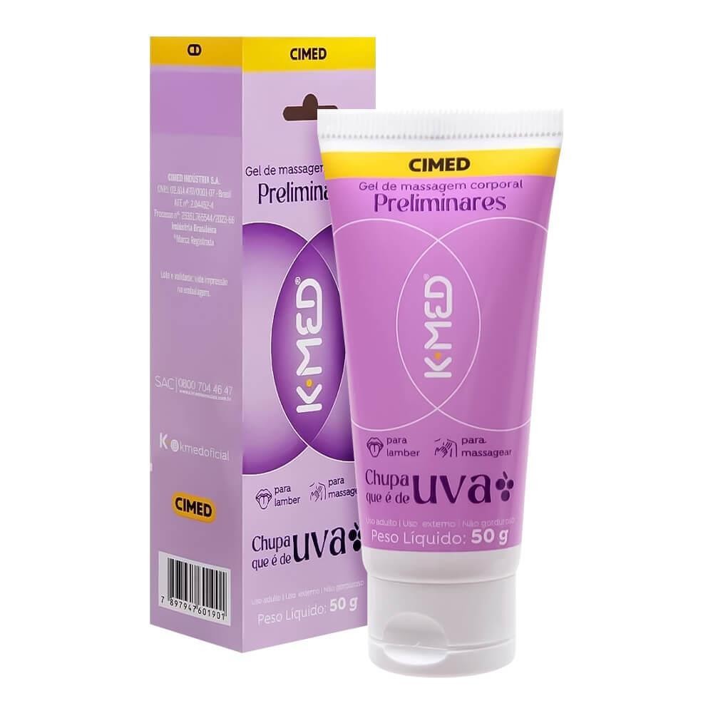 Kmed Gel Preliminares Chupa Que É De Uva Com 50G em Oferta na Shopee