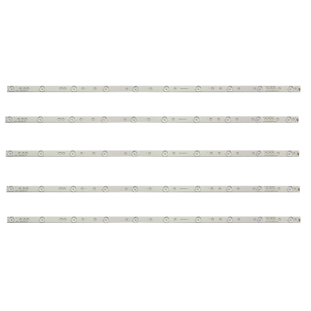 Barra LED TV AOC LE43S5760 / LE43D1452 / LE43D1442 / LE43S5970 / LE43U7970 - Kit Completo Versão 5 Barras - Verifique