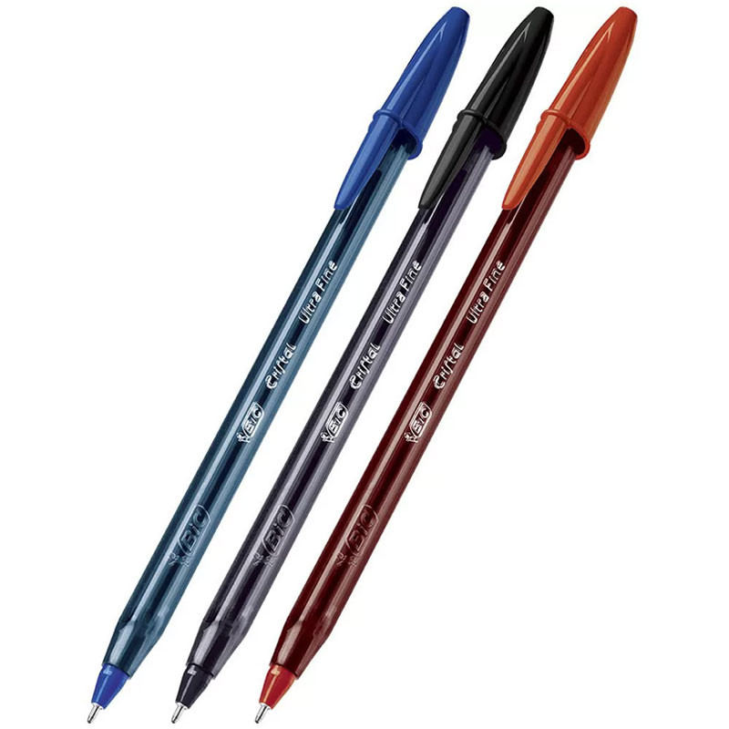 Detalhes do Caneta esferográfica 0.7 Cristal Ultra Fina com 3 unidades Bic