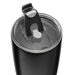 Copo Térmico Parede Dupla Preto Wolff de Aço Inox 600ml