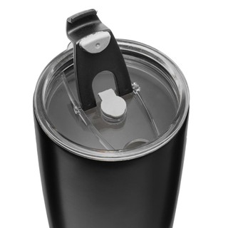Copo Térmico Parede Dupla Preto Wolff de Aço Inox 600ml