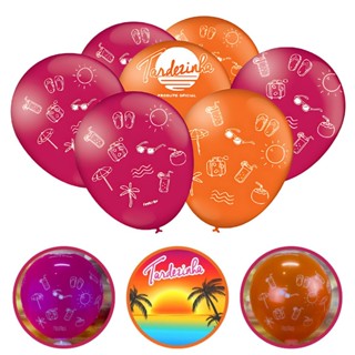 25~125 BALÃO BEXIGA FESTA  TARDEZINHA VERÃO  n°9 FESTCOLOR em Oferta na Shopee