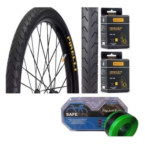 Par Pneus E Câmaras 29x1.95 Phantom Street + Fita Anti Furo - Sports & Outdoors