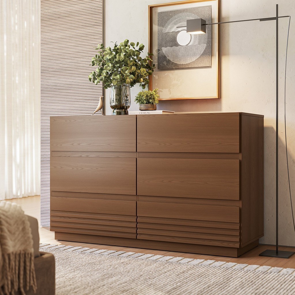 Cômoda 6 Gavetas Samambaia CabeCasa MadeiraOriginals Freijó em Oferta na Shopee