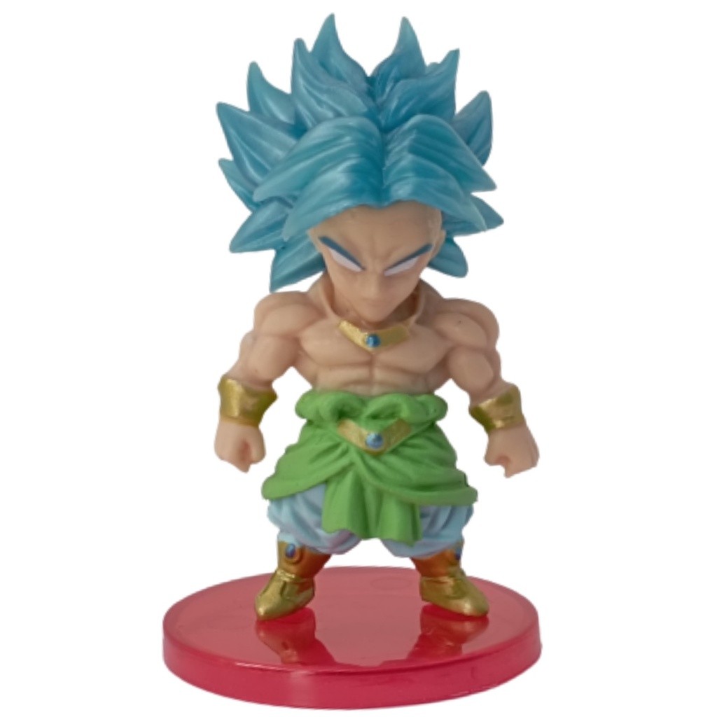Broly Super Saiyajin Blue 7cm - Boneco Miniatura Action Figure Dragon Ball Z Super GT