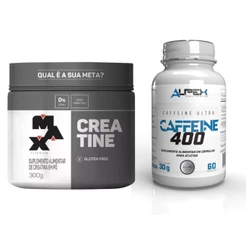 Creatina 300g Max Titanium + Cafeína 400mg Alpex