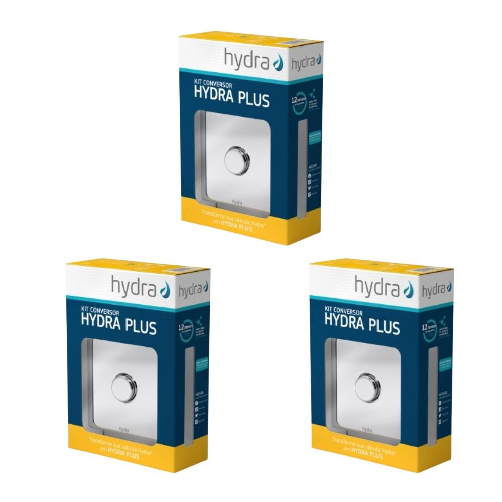 Kit 3 Conversor Hydra Max Para Hydra Plus 1.1/4" 1.1/2" Cromado Deca em Oferta na Shopee