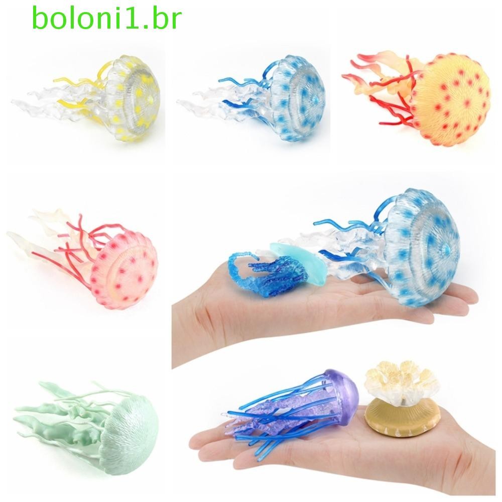 Anêmonas De Estrela Do Mar De Água-Viva Sólida Multicolorida , Vida Marinha De Plástico