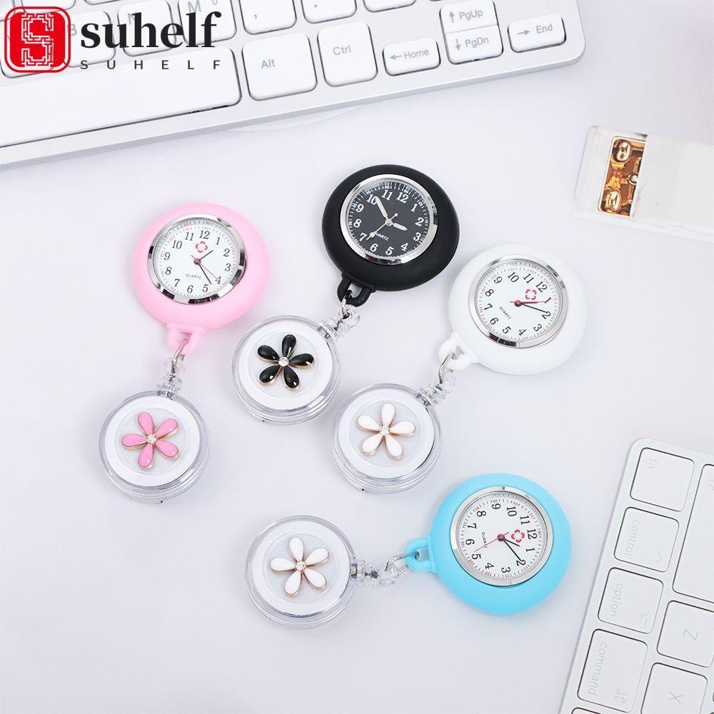SUHELF Relógios De Bolso Hospital Médico Retrátil Carretel Id Crachá Clipe em Oferta na Shopee
