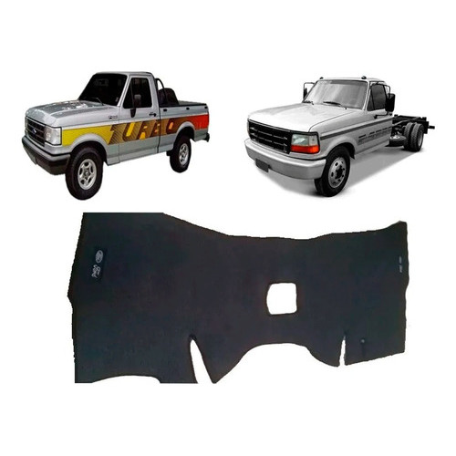 Tapete Assoalho Borracha Pvc Ford F1000 1993 94 95 96 97 98