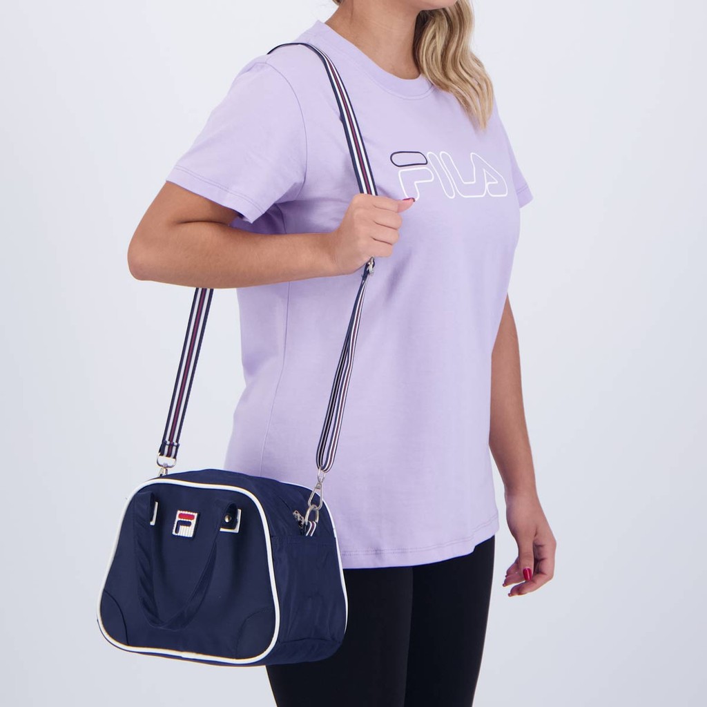 Bolsa Fila Vintage Style Marinho e Vermelho - Women Bags