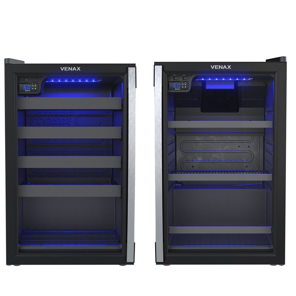 Cervejeira + Adega Venax Blue Light e Piubella 100 Preto 127v em Oferta na Shopee