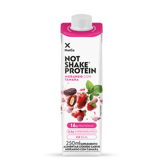 Bebida Láctea Not Shake Protein Morango e Tâmara 250ml em Oferta na Shopee