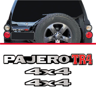 Adesivo Pajero Tr4 + 4x4 Kit 3 Peças Resinadas em Oferta na Shopee