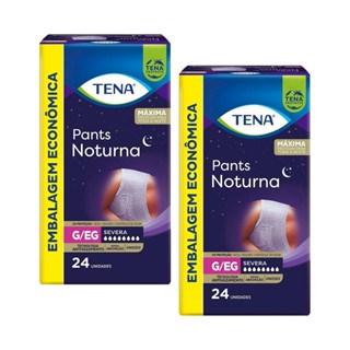 Kit 2 Roupas Íntimas Tena Pants Noturna G/EG com 24un em Oferta na Shopee
