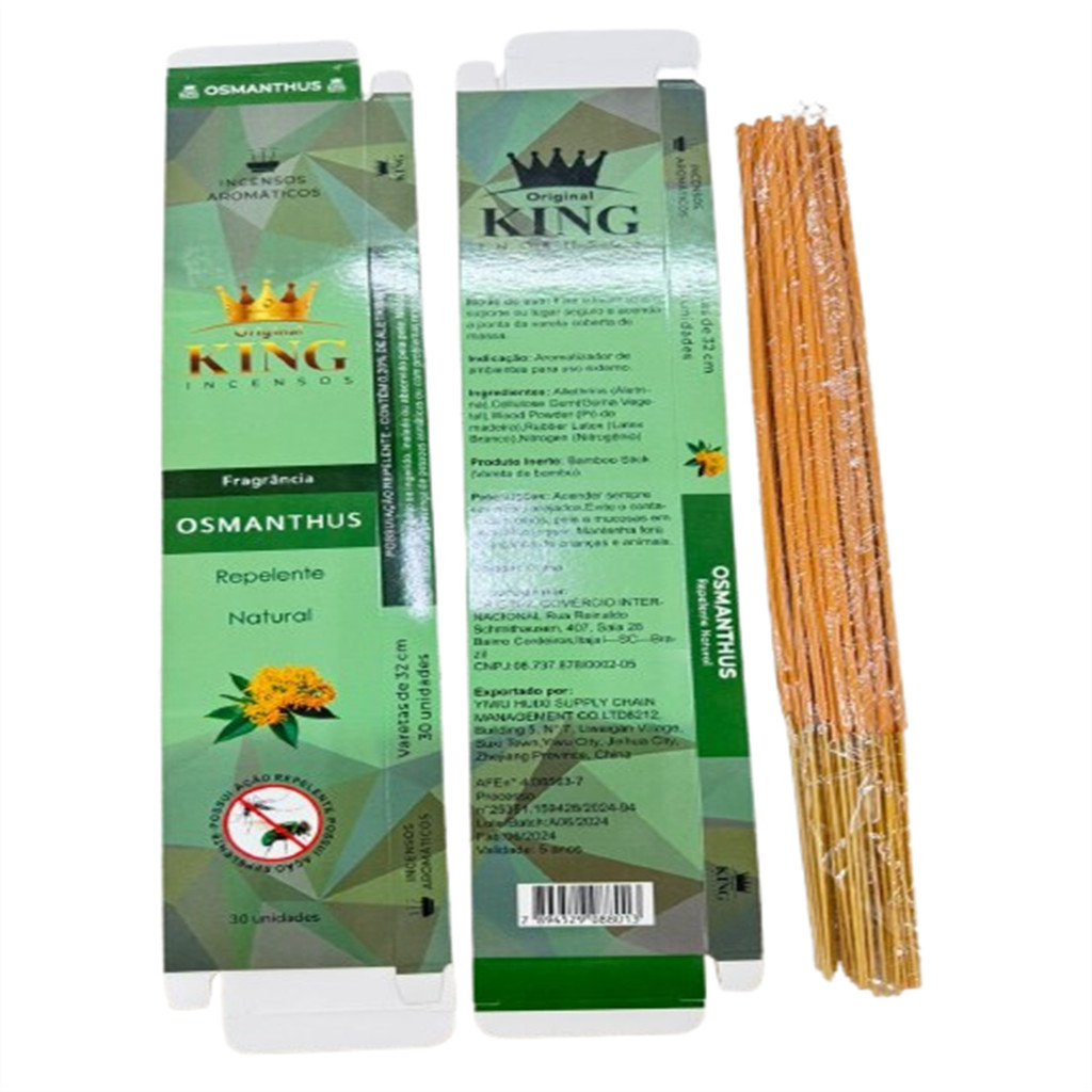 Incenso Muriçoca Original 5 Caixa Com Cada 30 Varetas Fragrancia Osmanthus em Oferta na Shopee