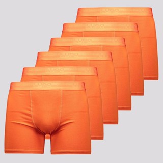 Kit 6 Cuecas Boxer Lupo Elastic Soft Laranja em Oferta na Shopee