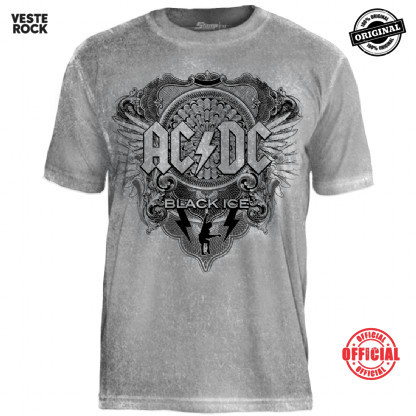 👕 Camiseta Especial AC/DC – Black Ice | Estonada Premium | Oficial Stamp