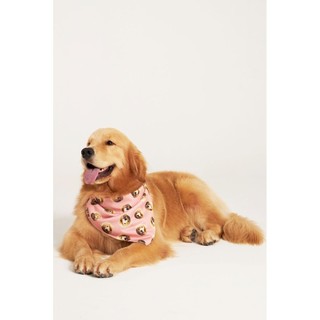 Bandana Pet Personalizada Rosa Salmão