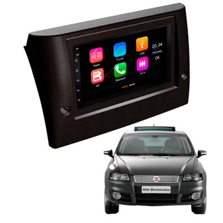 Central Multimídia 7 Polegadas MP5/BT CarPlay Android Auto + Moldura Preta 7 Polegadas Stilo - Expex em Oferta na Shopee