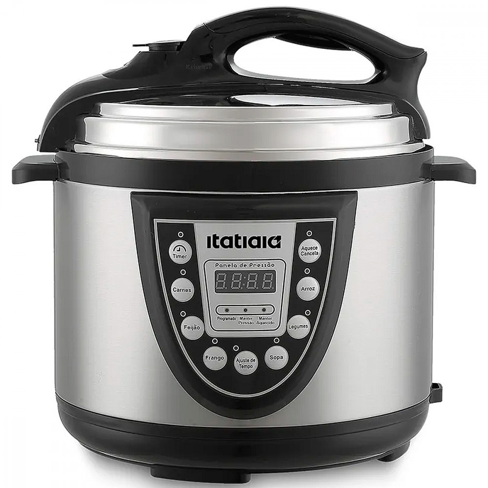 Panela de Pressão Elétrica Itatiaia Midi 5L 900W 127V Inox