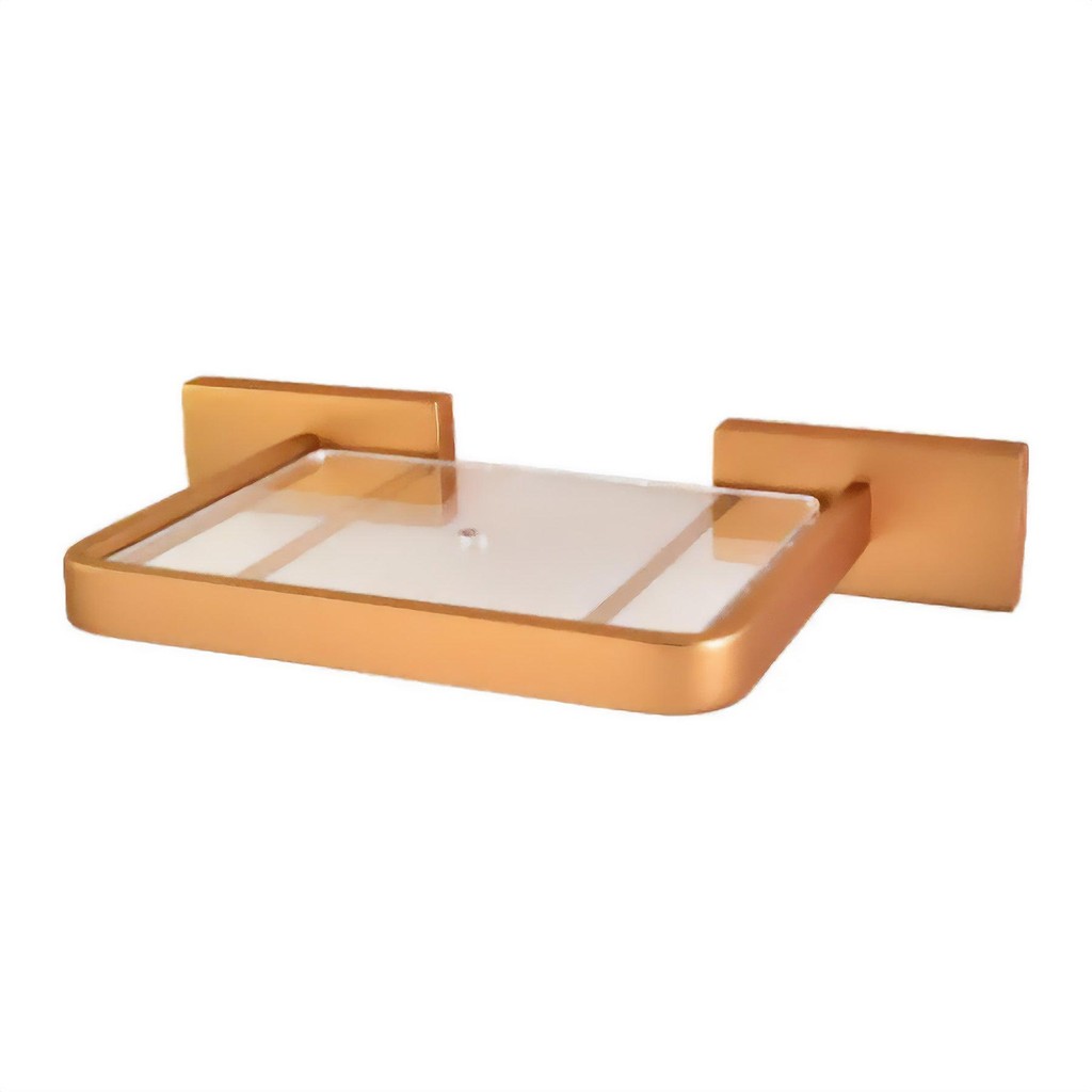 Saboneteira de Parede Dom Dourado Fosco - Perflex