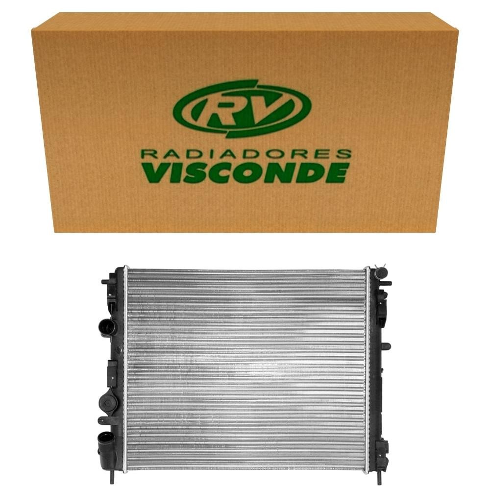 Radiador Sandero 1.0 1.6 2008 A 2011 Com Ar Sem Ar Visconde em Oferta na Shopee