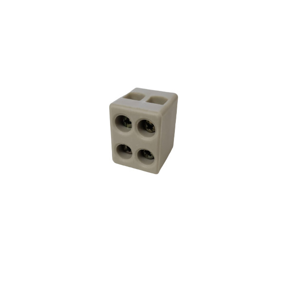 Conector em Porcelana/Sindal 2 Bornes 6mm MP248P - Morumbi