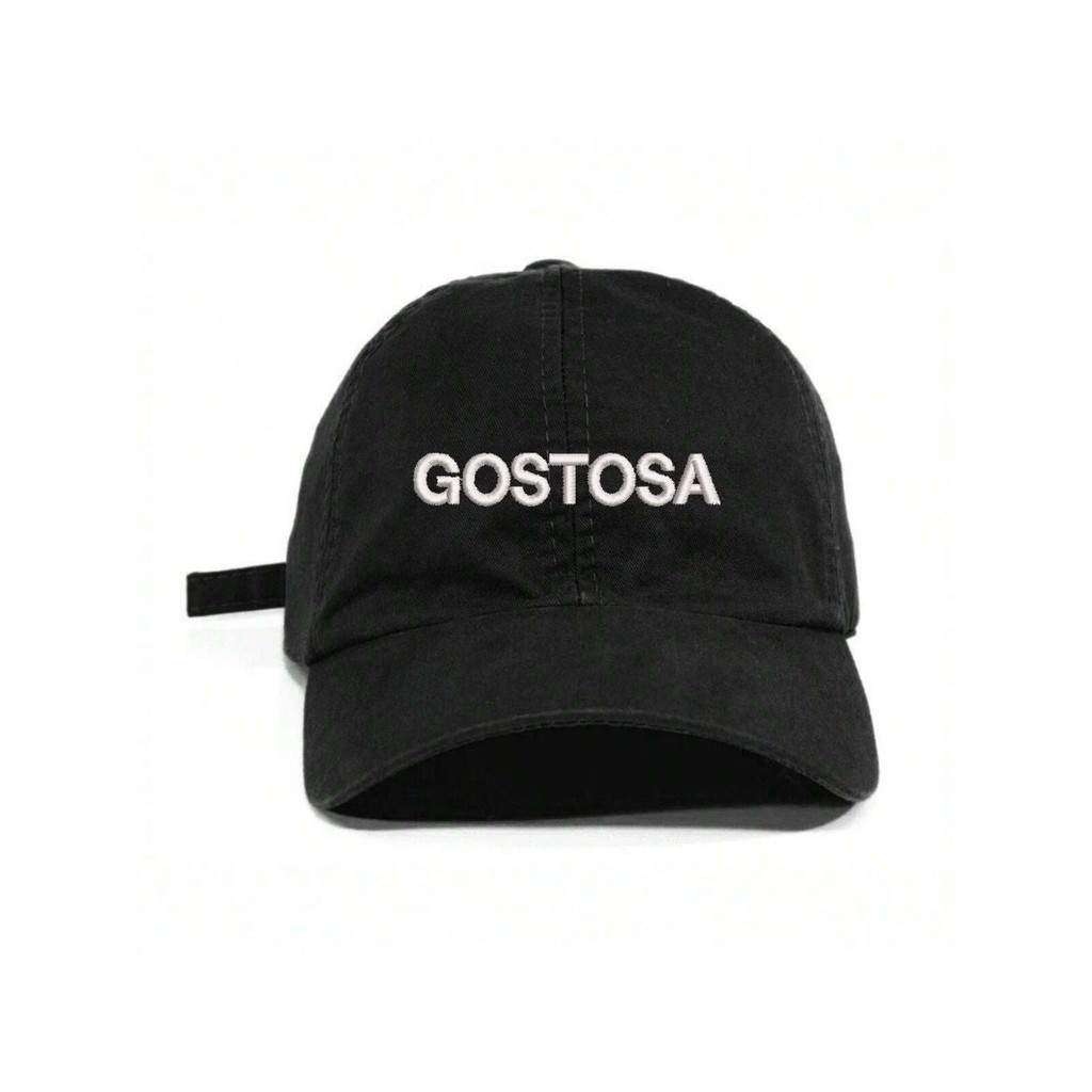 Boné Dad Hat Unissex em Sarja 100% Algodão Aba Curva Personalizado Gostosa em Oferta na Shopee