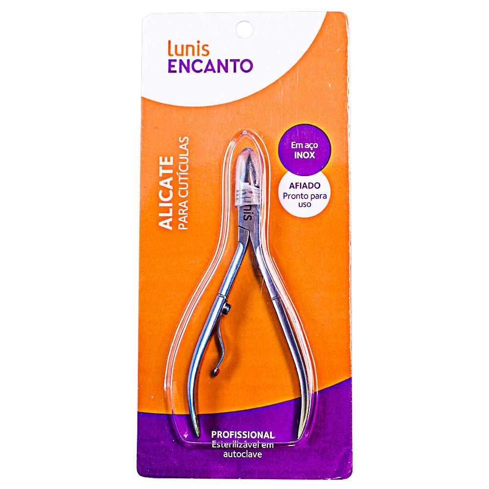 Alicate Lunis Encanto Inox Profissional Cabo Liso em Oferta na Shopee