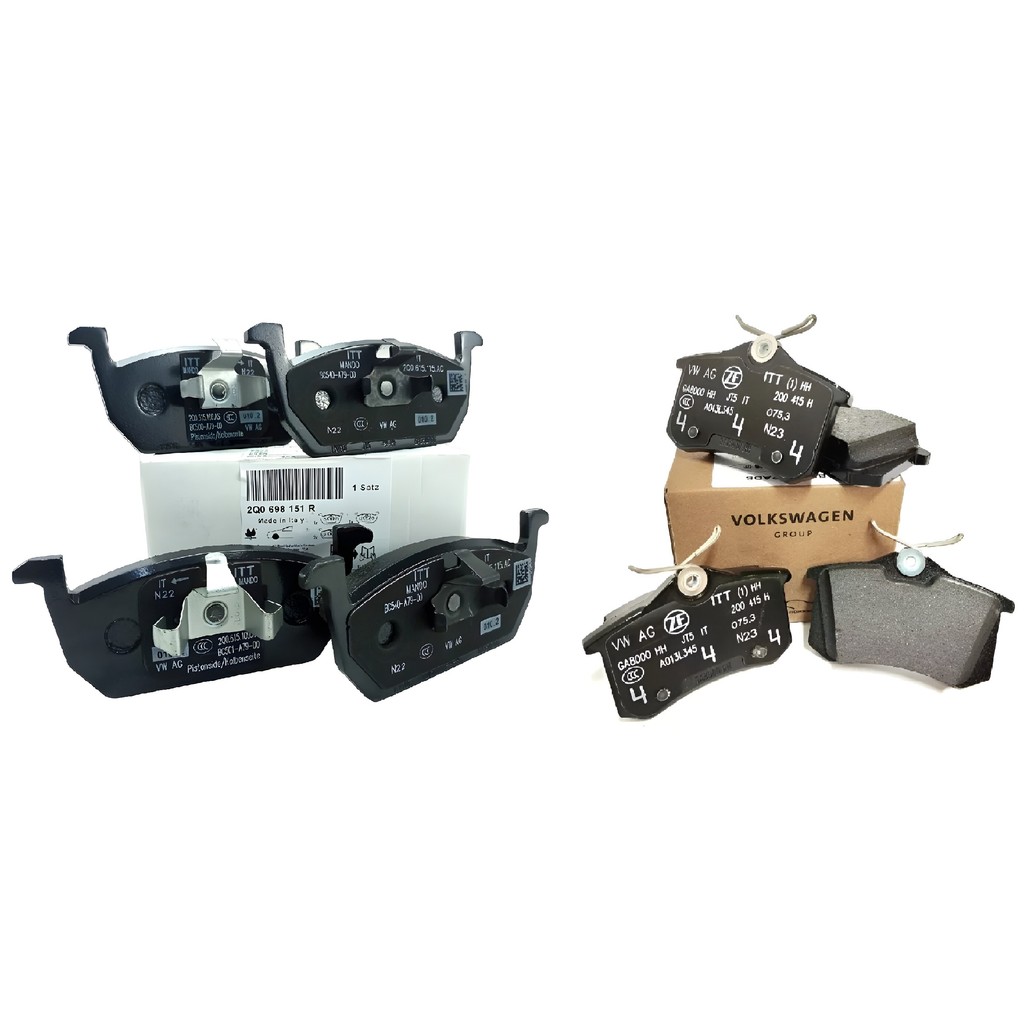 Pastilhas Dianteira e Traseira Vw Polo Virtus Nivus T Cross