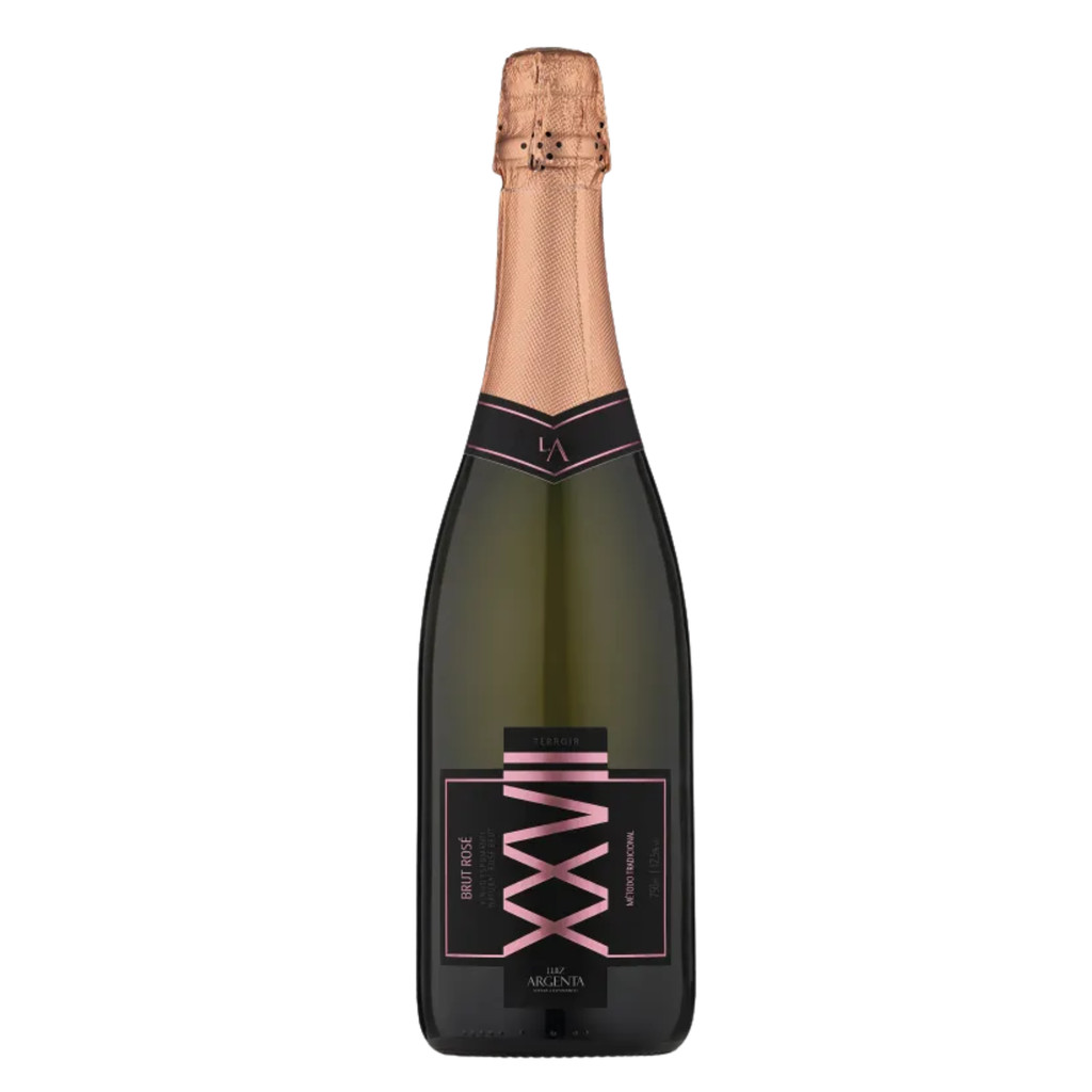 Espumante Luiz Argenta Brut Rosé Terroir XXVII 750ml em Oferta na Shopee