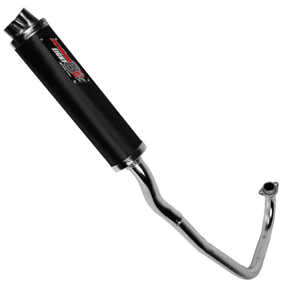 Escapamento Eight Titan Fan 150 até 2014 ES/ESD Titan 160 Ano 2016 CG Start 2016/2019 Preto Pro Tork em Oferta na Shopee