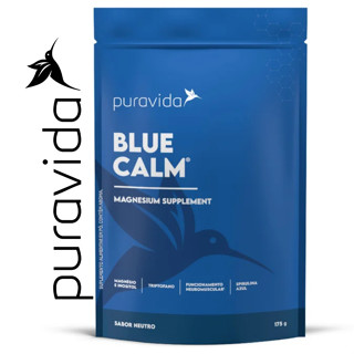 BLUE CALM NEUTRO 175G - MAGNESIO E INOSITOL PURA VIDA em Oferta na Shopee