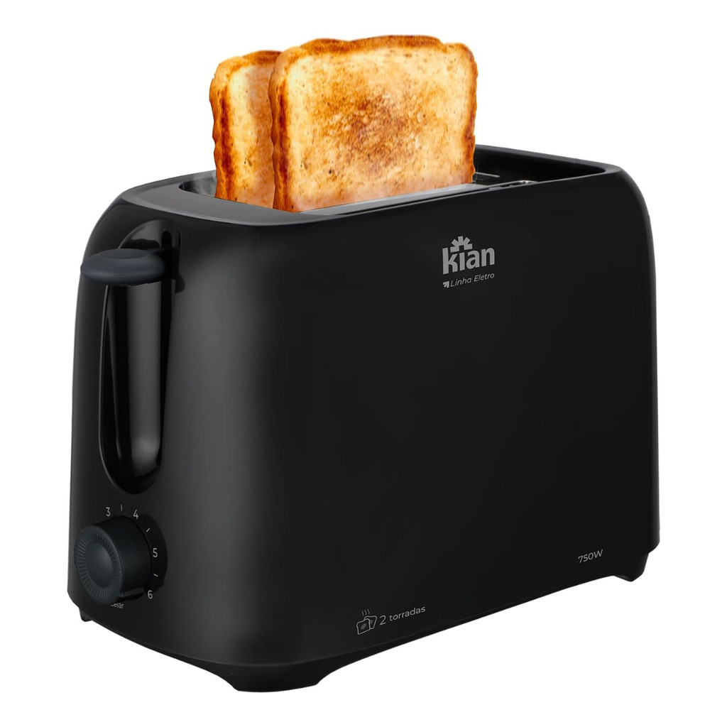 Torradeira Elétrica Kian 750w To-100 Cor Petra 127v