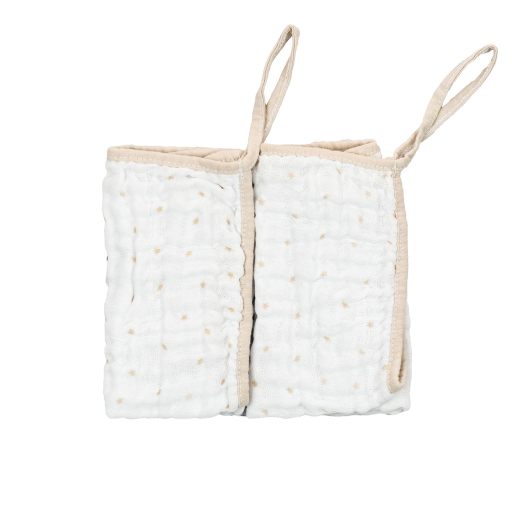 Kit 2 Pano de Boca Soft Bebê 23 cm x 33 cm Bublim Sonhos