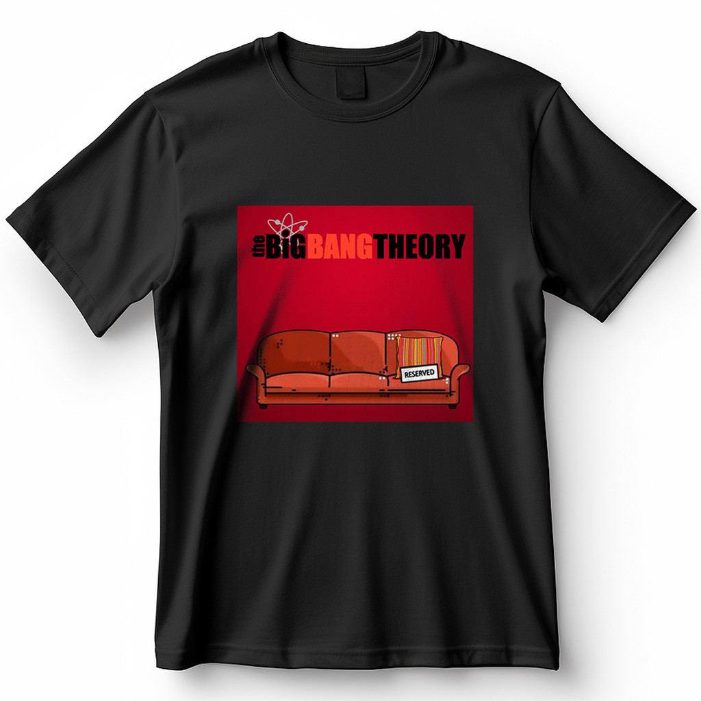 Camisa The Big Bang Theory Sofá Blusa Camiseta de Séries 100% Algodão
