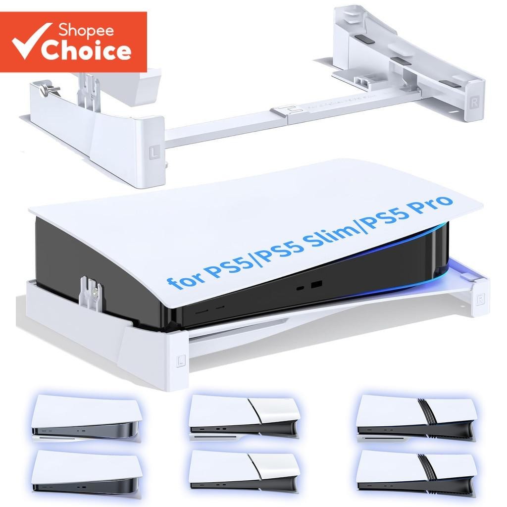 Suporte Horizontal Para PS5/PS5 SLIM PRO , De Base PS5 , Disco Playstation 5 E Edições Digitais , Acessórios Branco