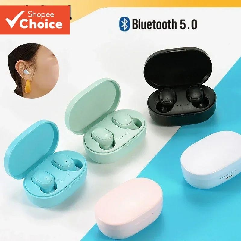 Fones De Ouvido A6S TWS Sem Fio Bluetooth HiFi-Stereo ENC À Prova D'água Estojo De Carregamento De Longo Tempo Chamadas