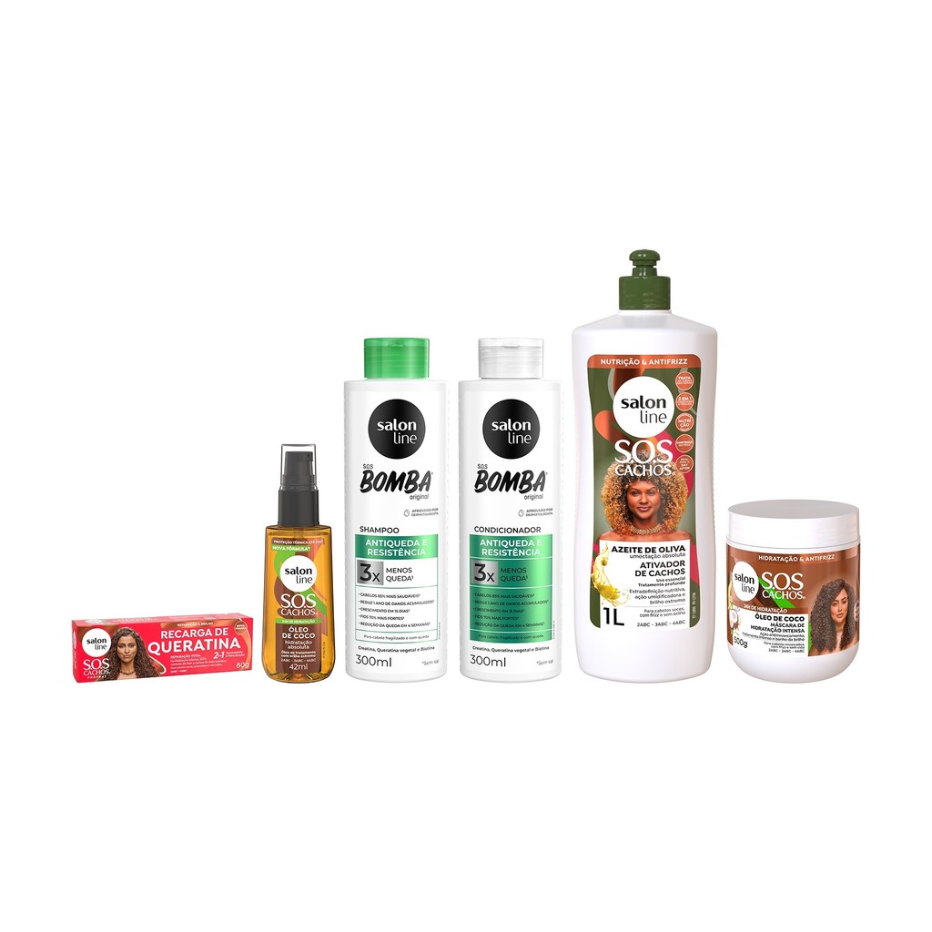 Kit SOS para cachos e crespos - Beauty