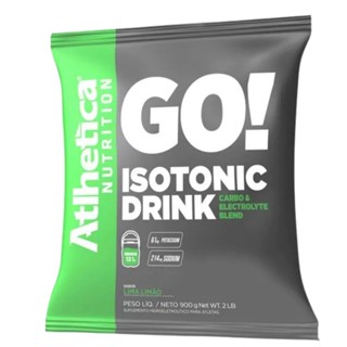 Go! Isotonic Drink Saco 900g Atlhetica Nutrition / LIMA LIMÃO em Oferta na Shopee
