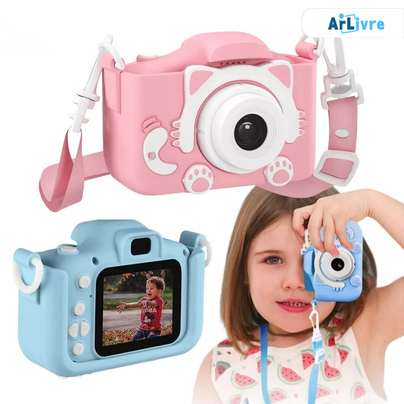 Câmera Digital infantil Câmera infantil Câmera fotográfica infantil Fotógrafo e filmagem de filmes Real Pho