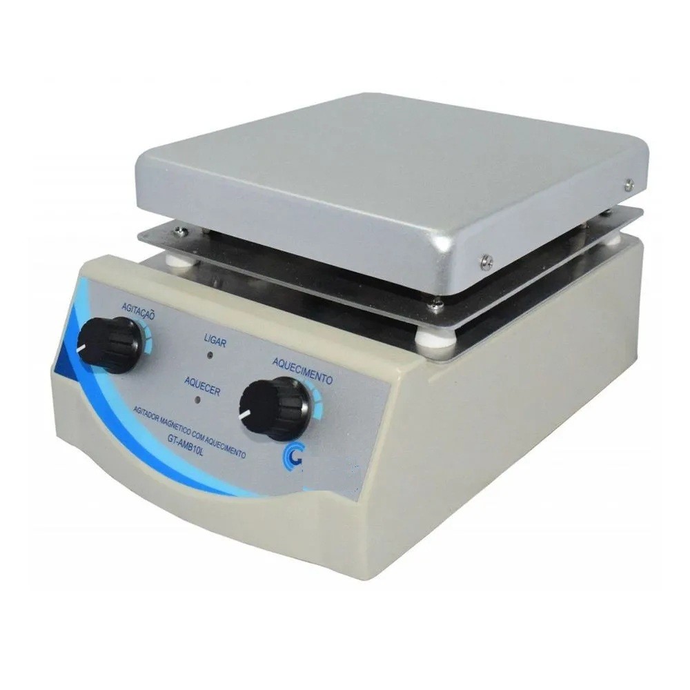 Agitador Magnetico - com Aquecimento 0-2000rpm 10L - 220v