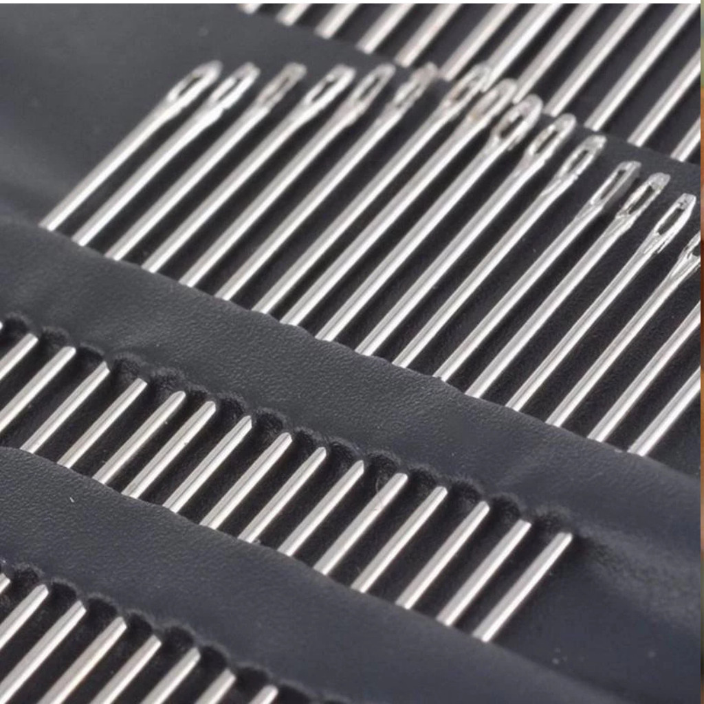 Kit 60 Agulhas De Costura De Mão Bordar Remendar Conserto de Roupas Tecidos em Oferta na Shopee